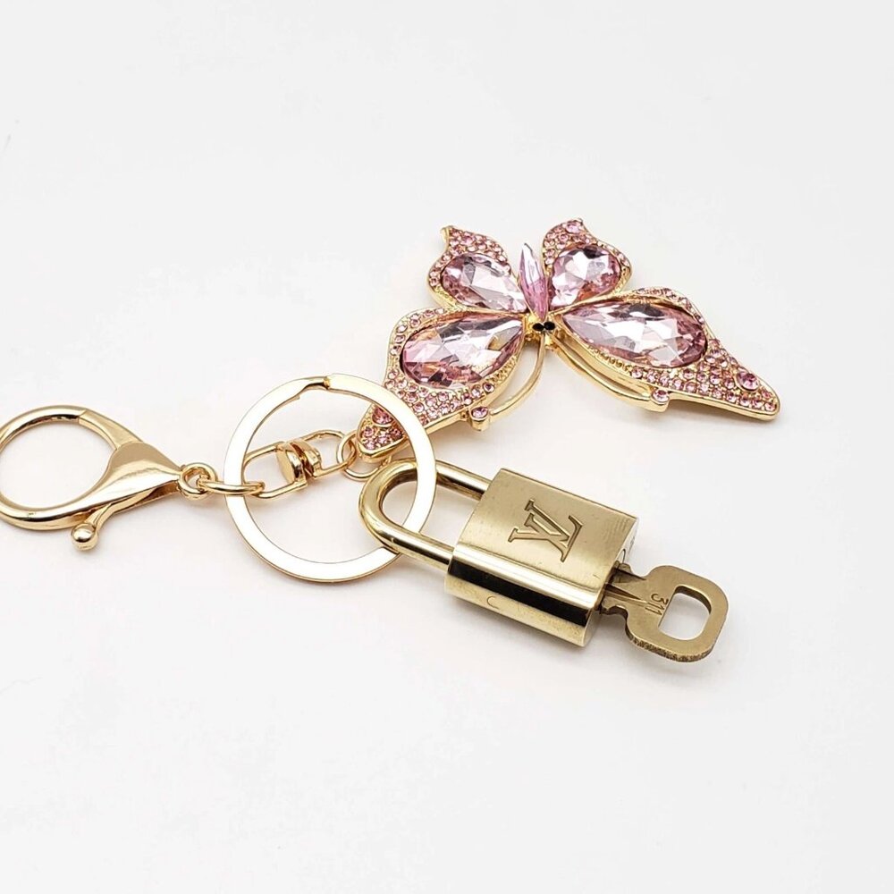Authentic Louis Vuitton Lock & Key with unbranded Bagcharm, Keycharm, Keychain - Picture 9 of 11